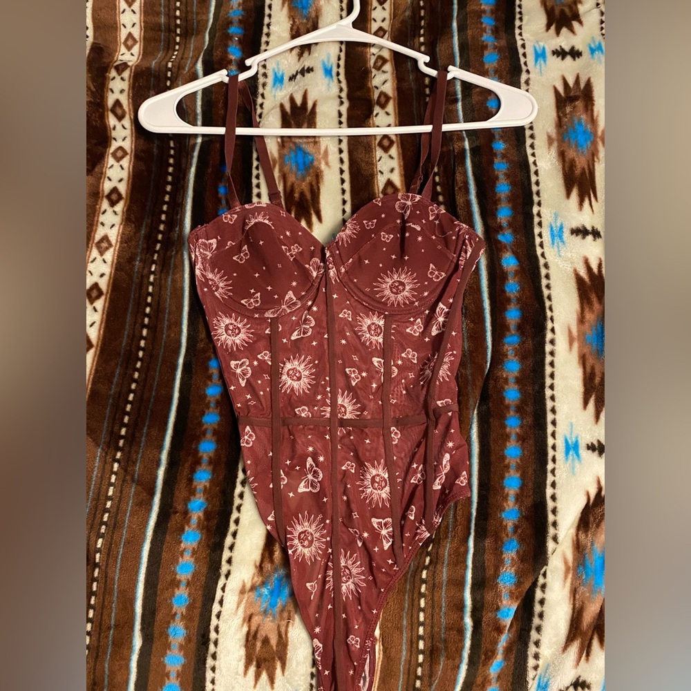 Rue21 Burgundy Women’s Bodysuit